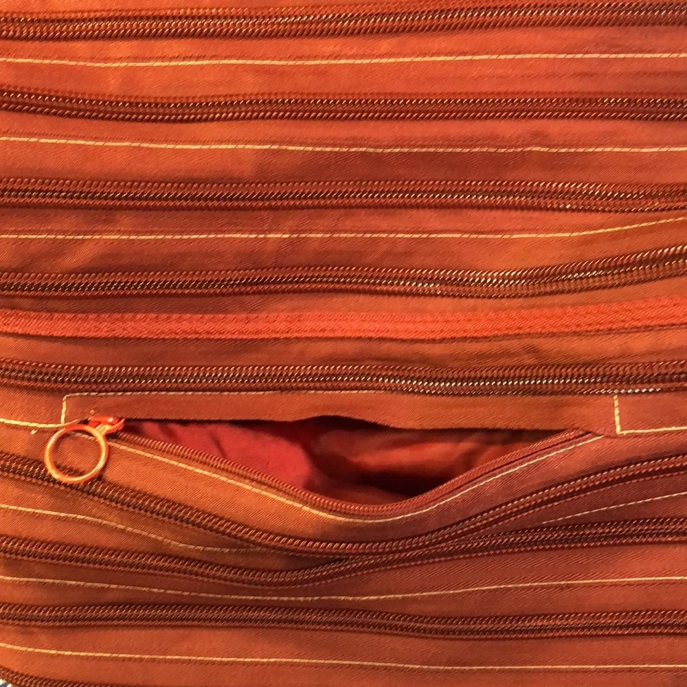 Zipit vintage red large messenger bag with pockets - Picture 4 of 9